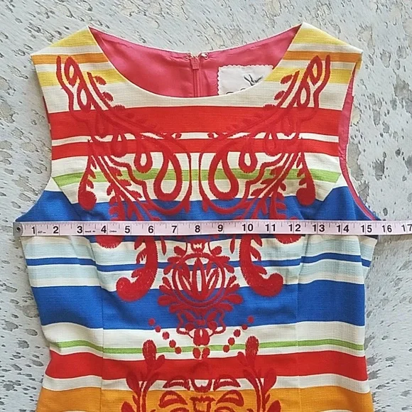 Anthropologie Tabitha Banded Totem Shift Dress - Picture 4 of 8